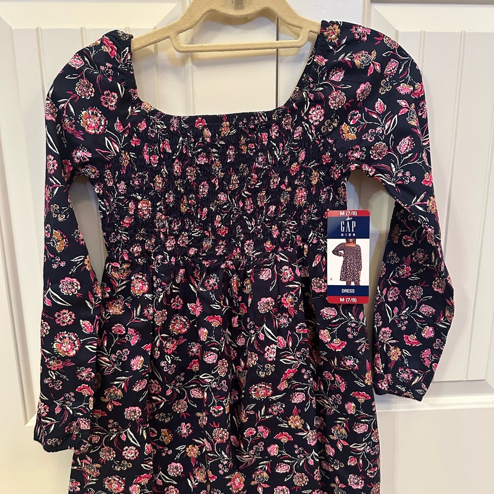 GAP Kids Navy Floral Dress